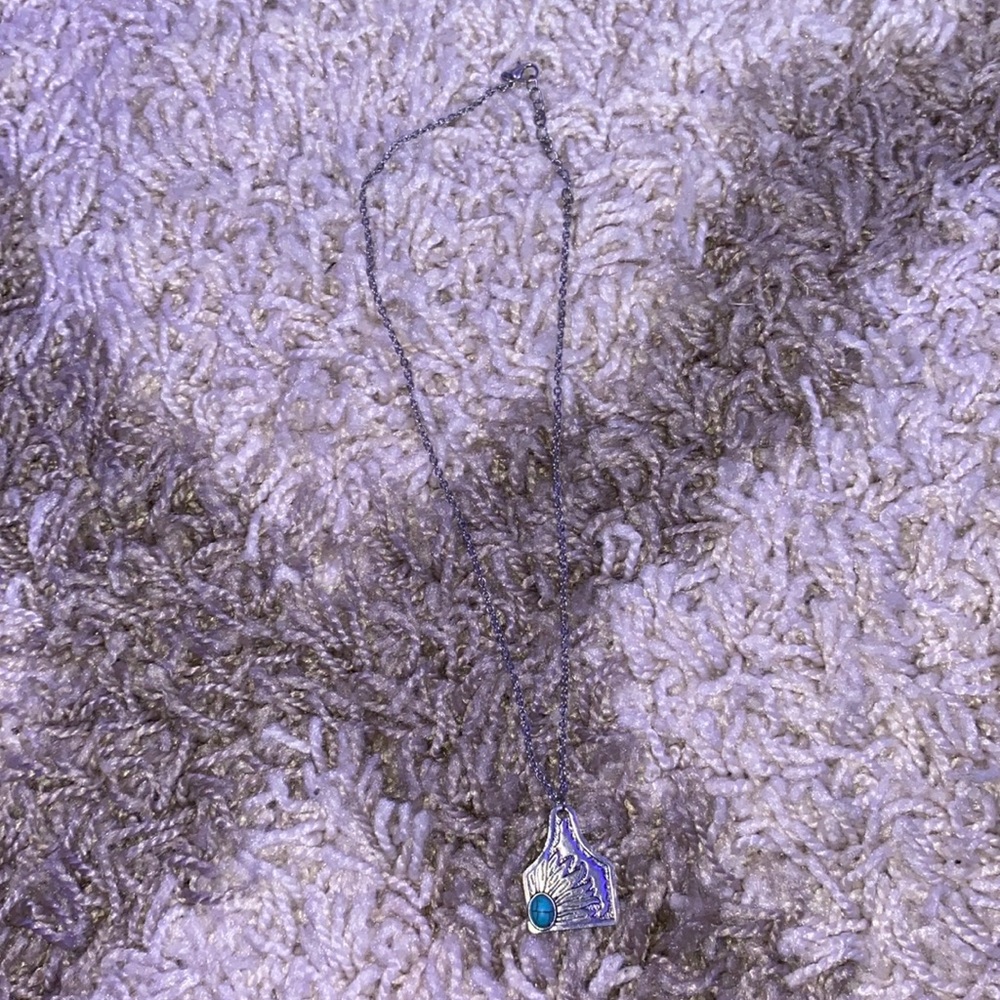 cow tag necklace